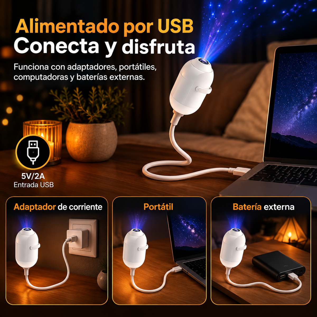 CosmoLight Proyector de Luz Nocturna